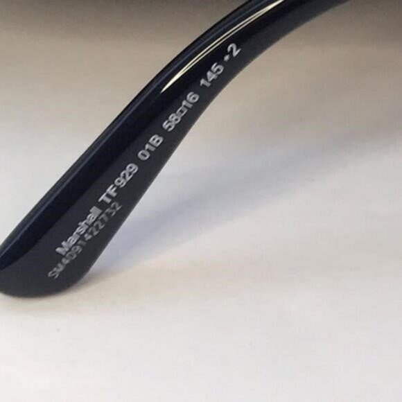 TOM FORD MARSHALL FT0929 01B Sunglasses Black Gold Frame Gray Gradient Lens 58mm - Picture 11 of 11